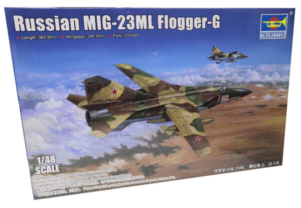 Trumpeter 02855 Сборная модель самолета Советский МиГ 23МЛ Flogger C