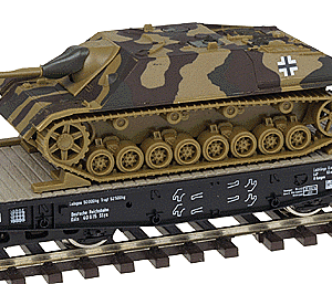 Roco 892 Drg Waggon Mit Panzer Beladen Spur H0