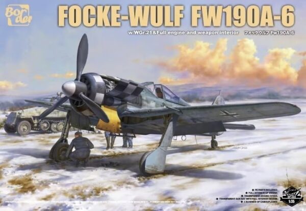 Border Model Bf003 Focke Wulf Fw190a 6 W/wgr.21 And Full Engine And Weapon Interior