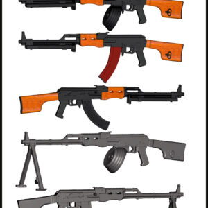 Ema 35015 Evolution Miniatures Kalashnikov Rpk ( 3 In 1 )