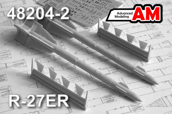 Advanced Modeling Amc 48204 2 Р 27ЭР Авиационная управляемая ракета средней дальности (в комплекте две ракеты)