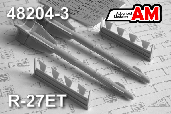 Advanced Modeling Amc 48204 3 Р 27ЭТ Авиационная управляемая ракета средней дальности (в комплекте две ракеты)