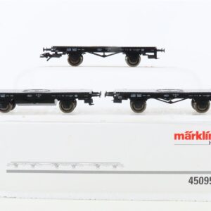 Набор вагонов платформ для железнодорожного транспорта немецкой эпохи Iii Ho Marklin 45095