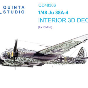 3d Декаль интерьера кабины Ju 88a 4 (icm)